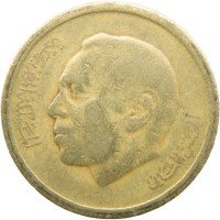 Монета Марокко 20 сантим 1974