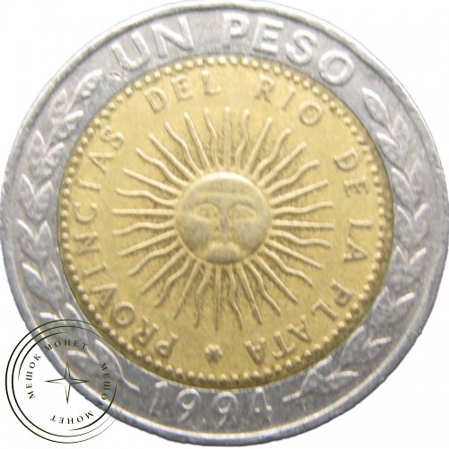 Аргентина 1 песо 1994 — 27262379-2