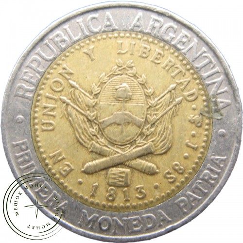 Аргентина 1 песо 1994 — 27262379-2