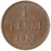 1 пенни 1909