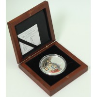 Монета Острова Кука 10 долларов 2008 Русский царь Михаил Фёдорович