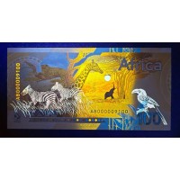 Сувенирная банкнота ГОЗНАК Африка