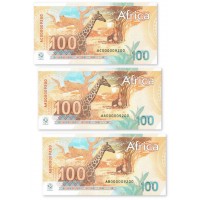 Сувенирная банкнота ГОЗНАК Африка