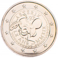 Монета Франция 2 евро 2019 60 лет Астериксу (Буклет 3)