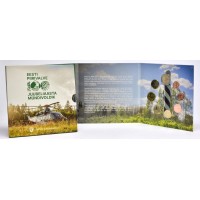 Эстония набор разменных монет 2022 100 лет Пограничной службе