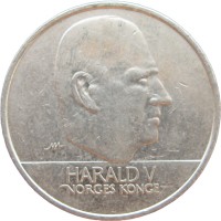 Монета Норвегия 20 крон 1998