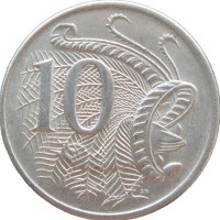 Монета Австралия 10 центов 1983