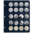Универсальный лист для монет диаметром 35 мм (синий) в Альбом КоллекционерЪ