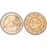 Ирландия 2 евро 2009 10 лет экономическому и валютному союзу