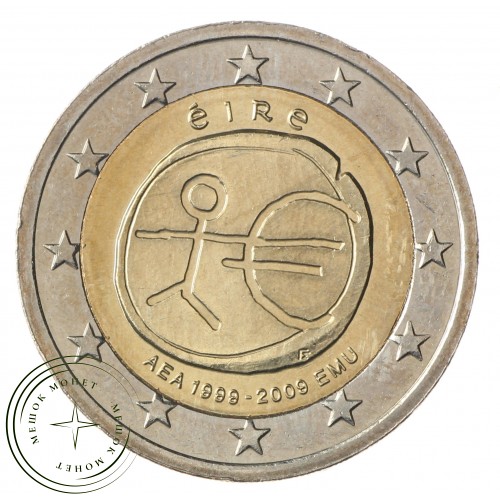 Ирландия 2 евро 2009 10 лет экономическому и валютному союзу — 36824534