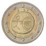 Ирландия 2 евро 2009 10 лет экономическому и валютному союзу