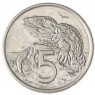 Новая Зеландия 5 центов 1982