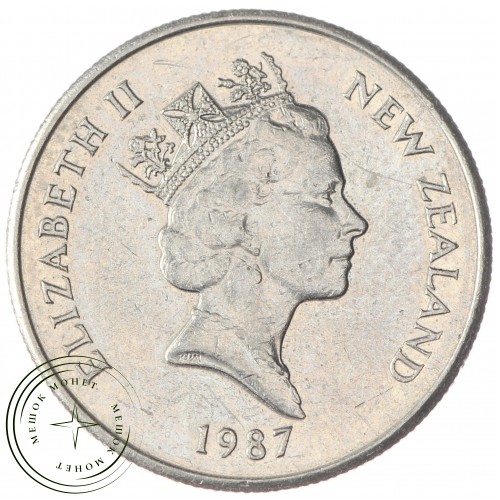 Новая Зеландия 5 центов 1987 — 48808748