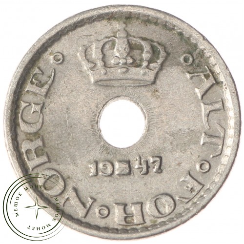 Норвегия 10 эре 1947 — 90621369