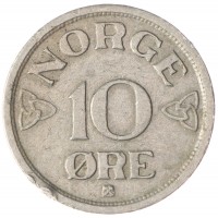 Норвегия 10 эре 1951