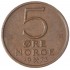 Норвегия 5 эре 1973