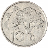 Монета Намибия 10 центов 2002