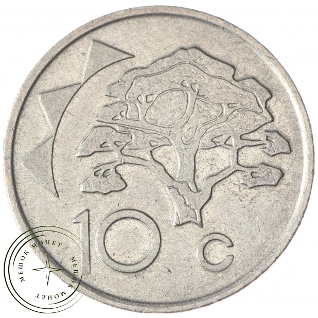 Намибия 10 центов 2002