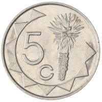 Монета Намибия 5 центов 2007
