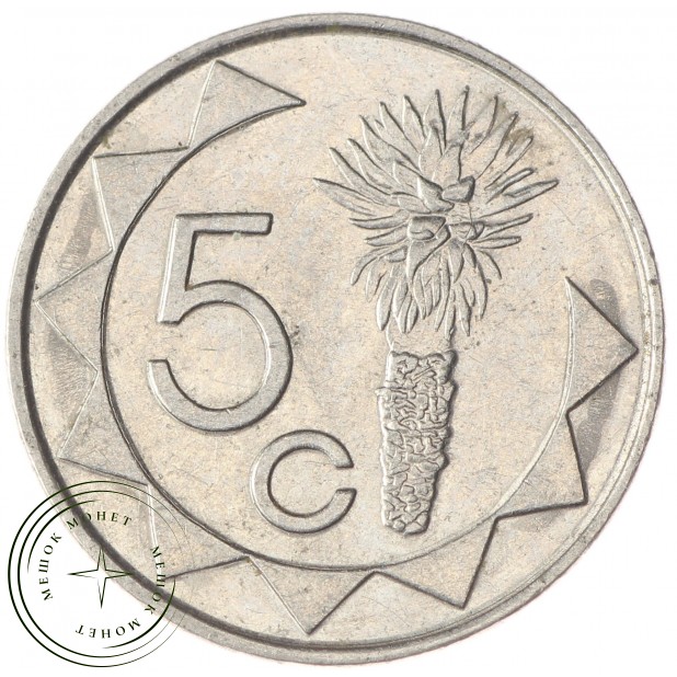 Намибия 5 центов 2007