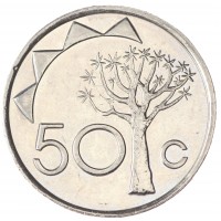 Монета Намибия 50 центов 2010