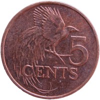 Тринидад и Тобаго 5 центов 2005