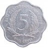 Карибы 5 центов 1999