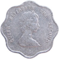 Монета Восточные карибы 5 центов 1999