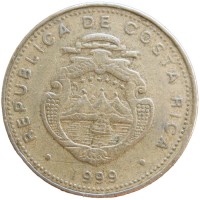 Монета Коста-Рика 50 колон 1999