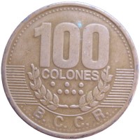 Коста-Рика 100 колон 1995