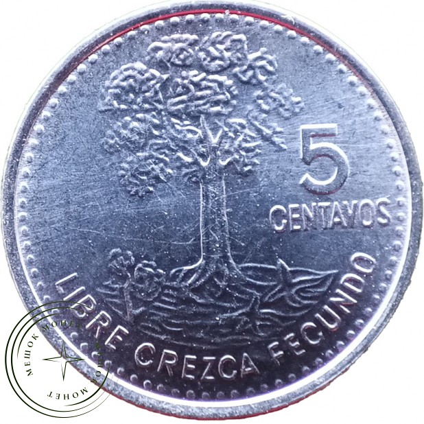 Гватемала 5 сентаво 2010 — 26297207
