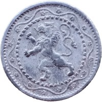 Монета Бельгия 5 сентим 1916