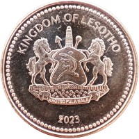 Монета Лесото 20 лисенте 2023