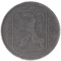 Монета Бельгия 1 франк 1944