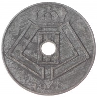 Монета Бельгия 10 сентим 1946