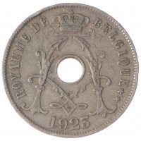 Бельгия 25 сентим 1923