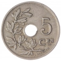 Бельгия 5 сентим 1925
