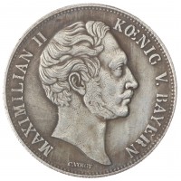 Копия 2 гульдена 1849 Максимилиан 2 Бавария