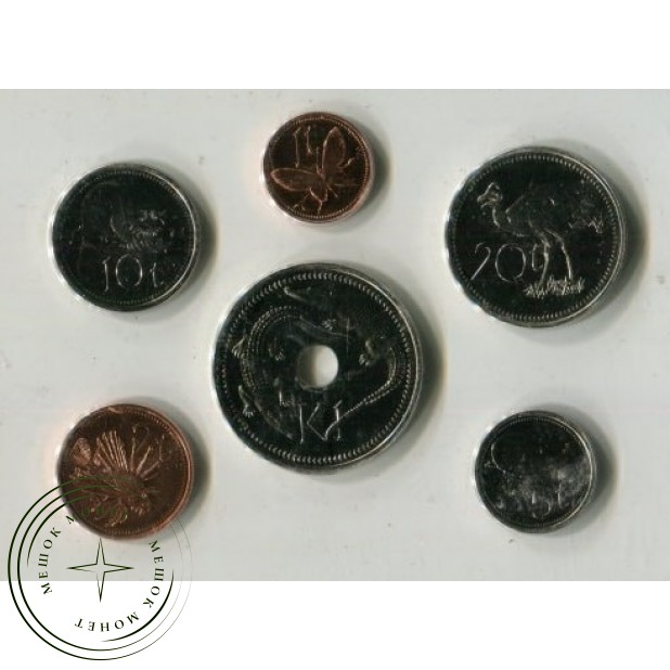 Папуа - Новая Гвинея набор 6 монет 1995 года — 937046158