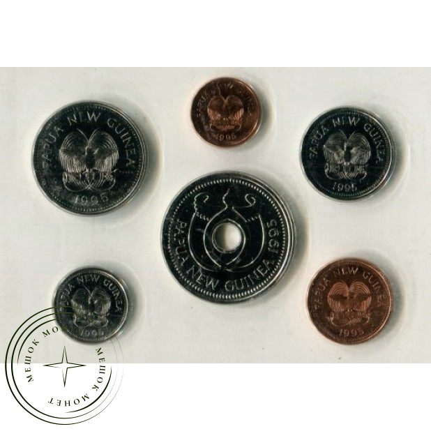 Папуа - Новая Гвинея набор 6 монет 1995 года — 937046158