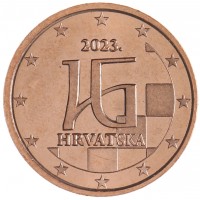 Монета Хорватия набор евро 2023