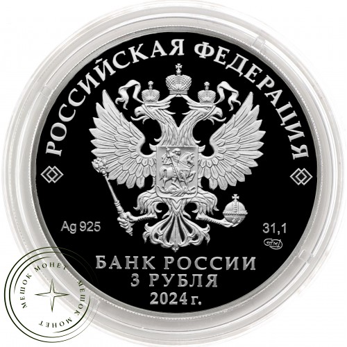 3 рубля 2024 10-летие ЕАЭС — 937041430
