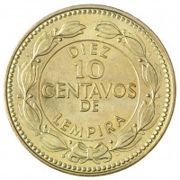 Монета Гондурас 10 сентаво 2012