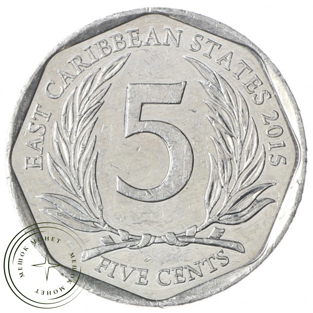 Карибы 5 центов 2015 - 93700754