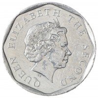 Монета Восточные карибы 5 центов 2015