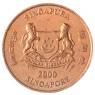 Сингапур 1 цент 2000