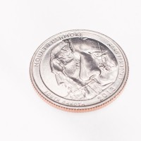 Монета США 25 центов 2013 Национальный мемориал Маунт-Рашмор