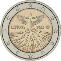 Монета Литва 2 евро 2026 Энергетическая независимость