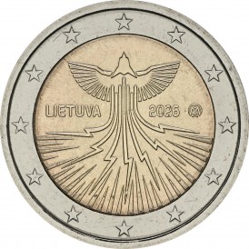Монета Литва 2 евро 2026 Энергетическая независимость