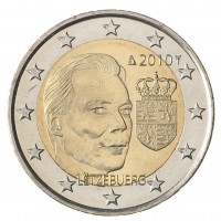 Люксембург 2 евро 2010 Герб Великого герцога Люксембурга